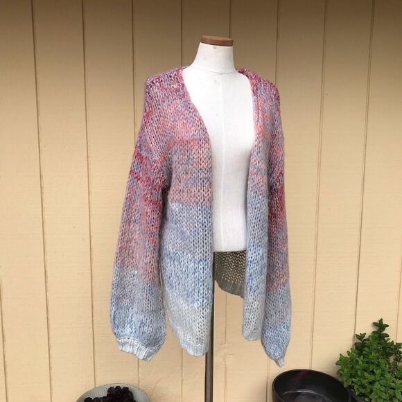 SUNDANCE sweater, loose knit with balloon 🎈sleeve. Looks great on! - Picture 7 of 10